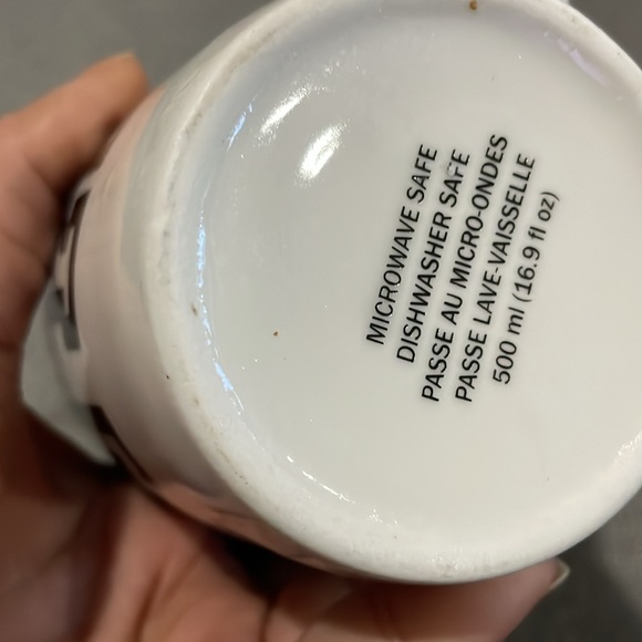 PINK by Victoria Secret LOGO MUG PINK in Black lettering mug is Off-White color - Picture 9 of 14